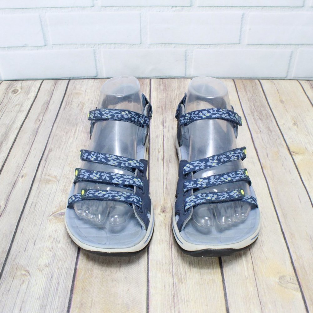 LL BEAN Strappy Floral Sport Sandals Size 7 M - Picture 4 of 8